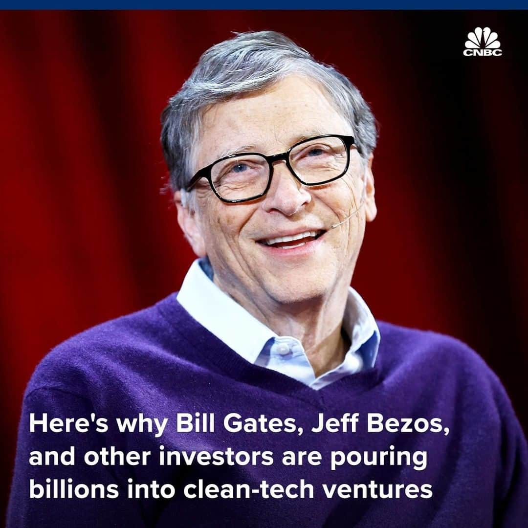 CNBCさんのインスタグラム写真 - (CNBCInstagram)「For years, there’s been a lot holding investors back from renewable energy: small deals, long development timelines and risky bets on new technology. But as interest in old-school energy wanes, both wealthy individuals and financial institutions are looking at clean-tech ventures in a new light.⁣ ⁣ Dozens of wealthy investors — including Bill Gates, Jeff Bezos and Jack Ma — launched a $1 billion fund to invest in companies focused on renewable energy. The firm, called Breakthrough Energy Ventures, promises “patient capital.” Its goal is to get new technologies to market, rather than emphasizing short-term returns.⁣ ⁣ To learn more, visit the link in bio.⁣ ⁣ ⁣ *⁣ *⁣ *⁣ *⁣ *⁣ *⁣ *⁣ *⁣ ⁣ #investing #energy #cleanenergy #renewableenergy #tech #innovation #billgates #business #businessnews #cnbc⁣」3月31日 23時16分 - cnbc