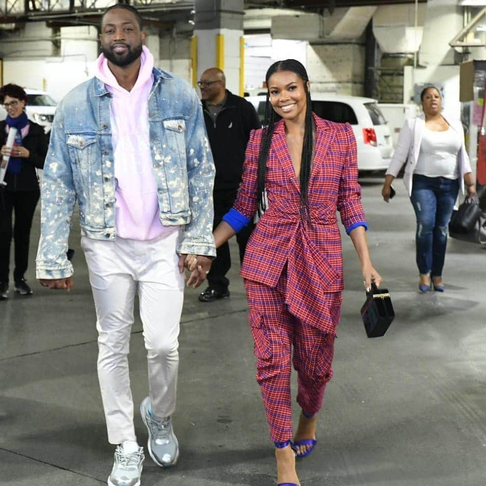 ガブリエル・ユニオンさんのインスタグラム写真 - (ガブリエル・ユニオンInstagram)「Last time @dwyanewade playing at #madisonsquaregarden & the ❤ was so amazing!」3月31日 23時59分 - gabunion