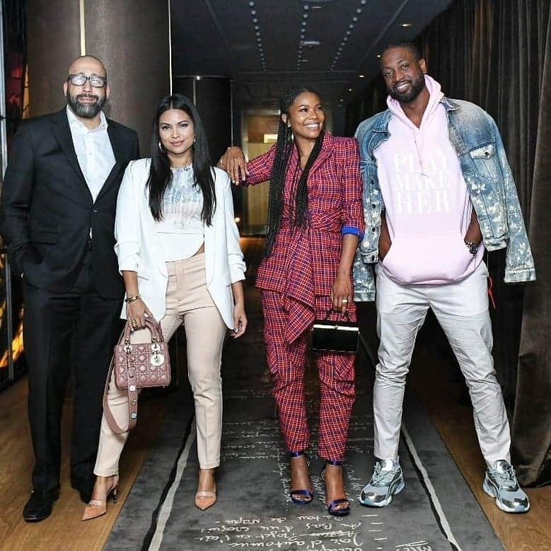 ガブリエル・ユニオンさんのインスタグラム写真 - (ガブリエル・ユニオンInstagram)「Last time @dwyanewade playing at #madisonsquaregarden & the ❤ was so amazing!」3月31日 23時59分 - gabunion