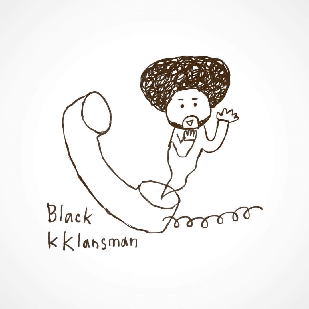 合田経郎のインスタグラム：「映画「BlacK k Klansman」面白いけど、やっぱ怖かった。 #blackkklansman」