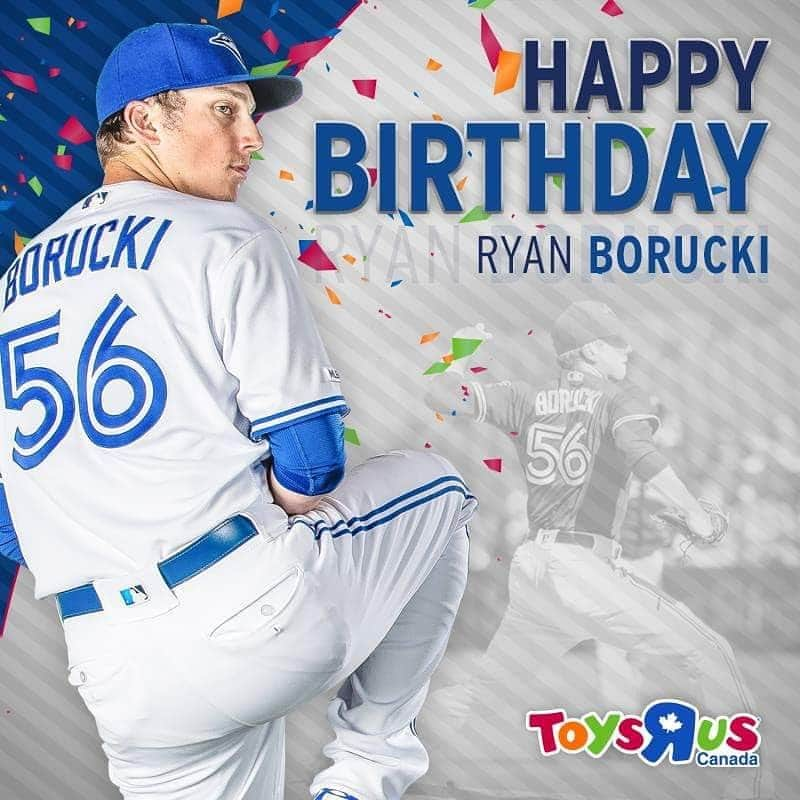 トロント・ブルージェイズさんのインスタグラム写真 - (トロント・ブルージェイズInstagram)「🎉 Join us in wishing a very happy 25th birthday to @ryan_borucki! See you soon, lefty! 🎂」4月1日 0時41分 - bluejays