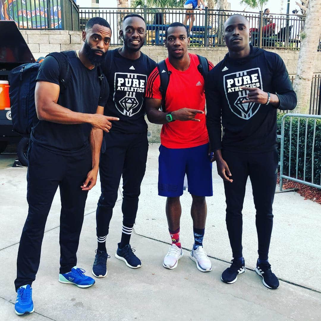 タイソン・ゲイさんのインスタグラム写真 - (タイソン・ゲイInstagram)「Florida Relays was cool or what not. Posted up with some legends. 🇹🇹🇺🇸🇯🇲🇵🇦」4月1日 1時43分 - tysonlgay