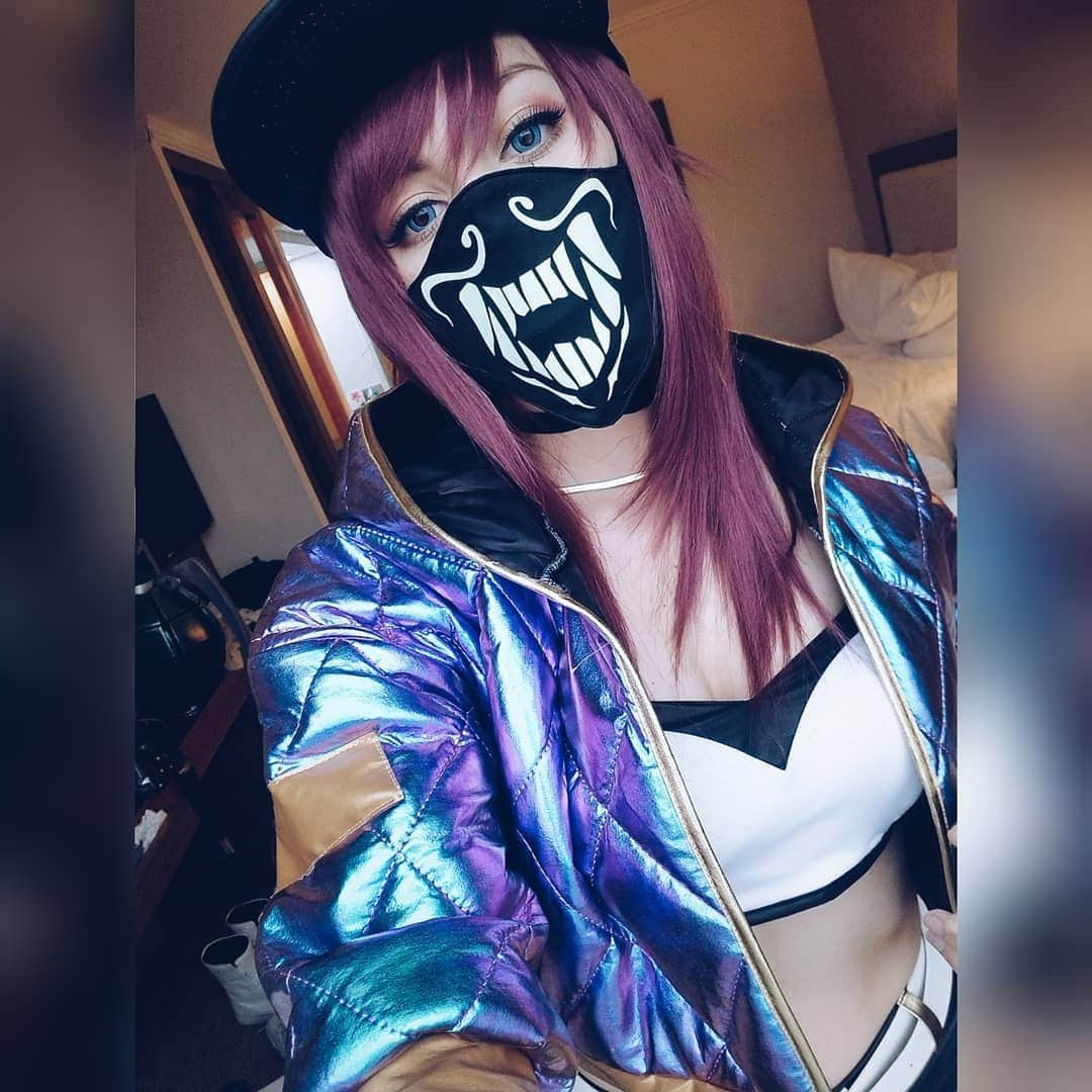 Nadya Antonさんのインスタグラム写真 - (Nadya AntonInstagram)「Anniong-haseyo!  Hoy Akali KDA hasta las 6pm ♡ Cosplay by @lemailcosplaywigs  Use Code 15% off NADYA #leagueoflegends #akali #KDA #cosplay #nadyasonika #mexico」4月1日 3時08分 - nadyasonika