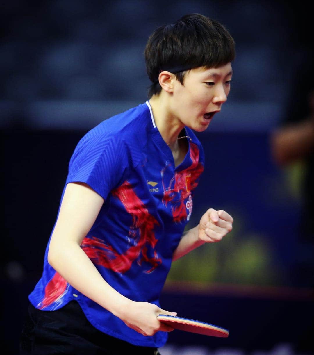 のインスタグラム：「💪 Manyu On A Mission 💪  1 emoji to describe her tournament?  #ITTFWorldTour #QatarOpen」