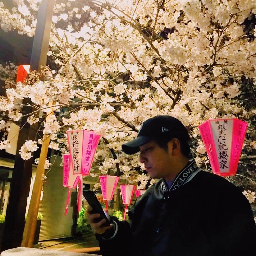 ジョージさんのインスタグラム写真 - (ジョージInstagram)「ちゃんと桜見に行ってきたよー！ #中目黒 #花見」4月1日 14時12分 - cb_george12