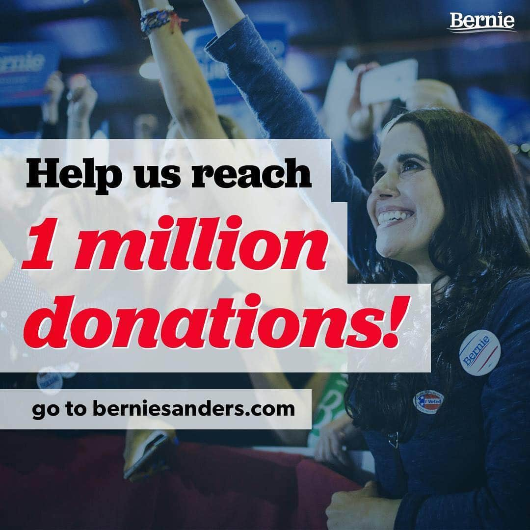 バーニー・サンダースさんのインスタグラム写真 - (バーニー・サンダースInstagram)「Time is running out. We have less than 7 hours left until our first major fundraising deadline. The insurance companies, the drug companies, the fossil fuel industry, the NRA, the private prison companies, Wall Street and the billionaire class want to see our campaign fail. Let's send them a message that we will not back down. Chip in now at the link in bio.」4月1日 6時31分 - berniesanders