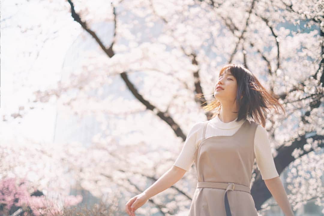 もろんのんさんのインスタグラム写真 - (もろんのんInstagram)「桜、満開。 . 弘中さんの写真をたくさんの人に見て頂いて嬉しいです。 YahooニュースやLINEニュースにも載ったみたいでびっくりしました。 弘中さんから見に来てくださった方ありがとうございます…！🌸 #hironakaayaka_by_moron @hironaka_ayaka #弘中綾香」4月1日 7時00分 - moron_non