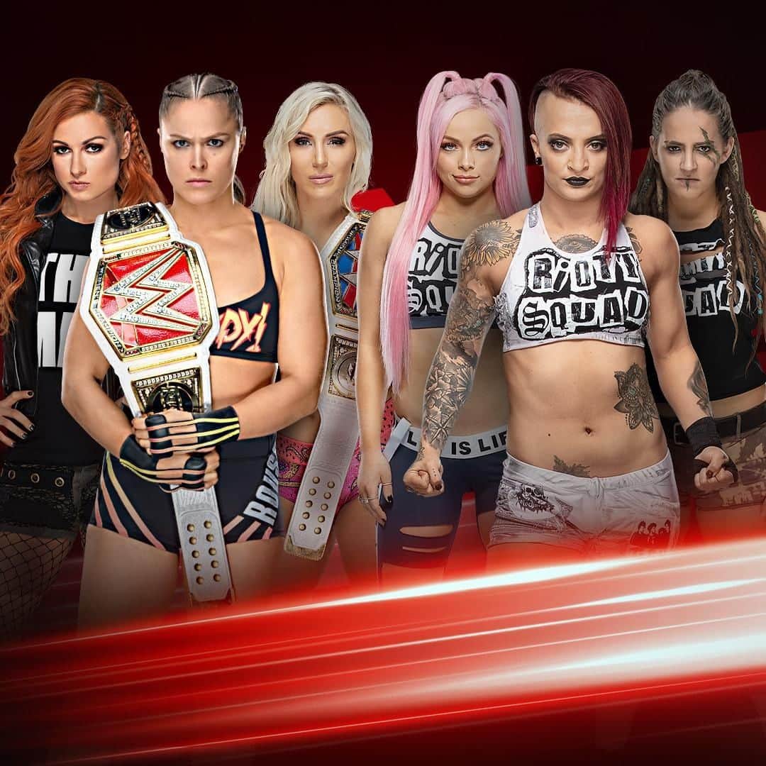 WWEさんのインスタグラム写真 - (WWEInstagram)「@rondarousey will join forces with @charlottewwe & @beckylynchwwe to take on the #RiottSquad in Tag Team action tomorrow on #Raw!」4月1日 7時00分 - wwe