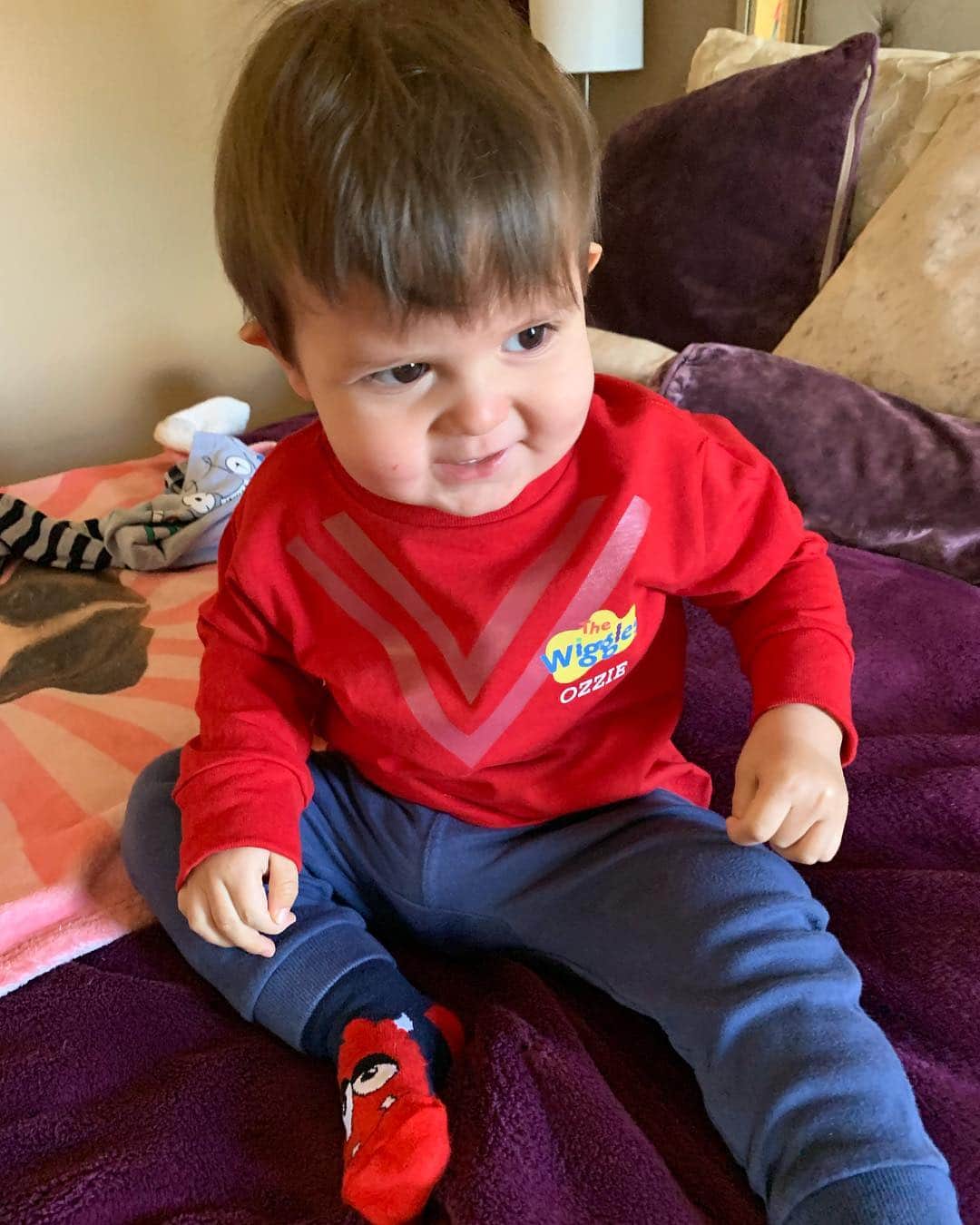 ターニャ・テイトさんのインスタグラム写真 - (ターニャ・テイトInstagram)「Ozzie’s smile when he knows @thewiggles are about to announce their US tour dates. —- —— Still a chance to guess when they will be appearing in Los Angeles on dates that we can go watch them. Tag yourself here and comment on my @YouTube video. The person who guesses the date I chose to be the closest will win a signed 8x10 of me dressed as a superhero. —- 👉🏻YouTube.com/tanyatatetube👈🏻 — 👉🏻thewiggles.com/tours 👈🏻 —- —- #thewiggles #myson #waitingforthewiggles #thewigglesconcert #redwiggle #theredwiggle」4月1日 8時20分 - tanyatate
