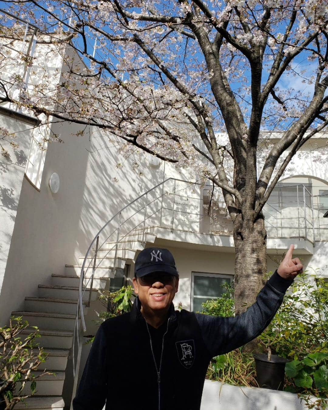 梅沢富美男さんのインスタグラム写真 - (梅沢富美男Instagram)「我が家の桜「染子さん」が咲き始めましたよ。 今年も美人さん。  今日はこれからミヤネ屋に行ってきます！」4月1日 9時26分 - tomioumezawa