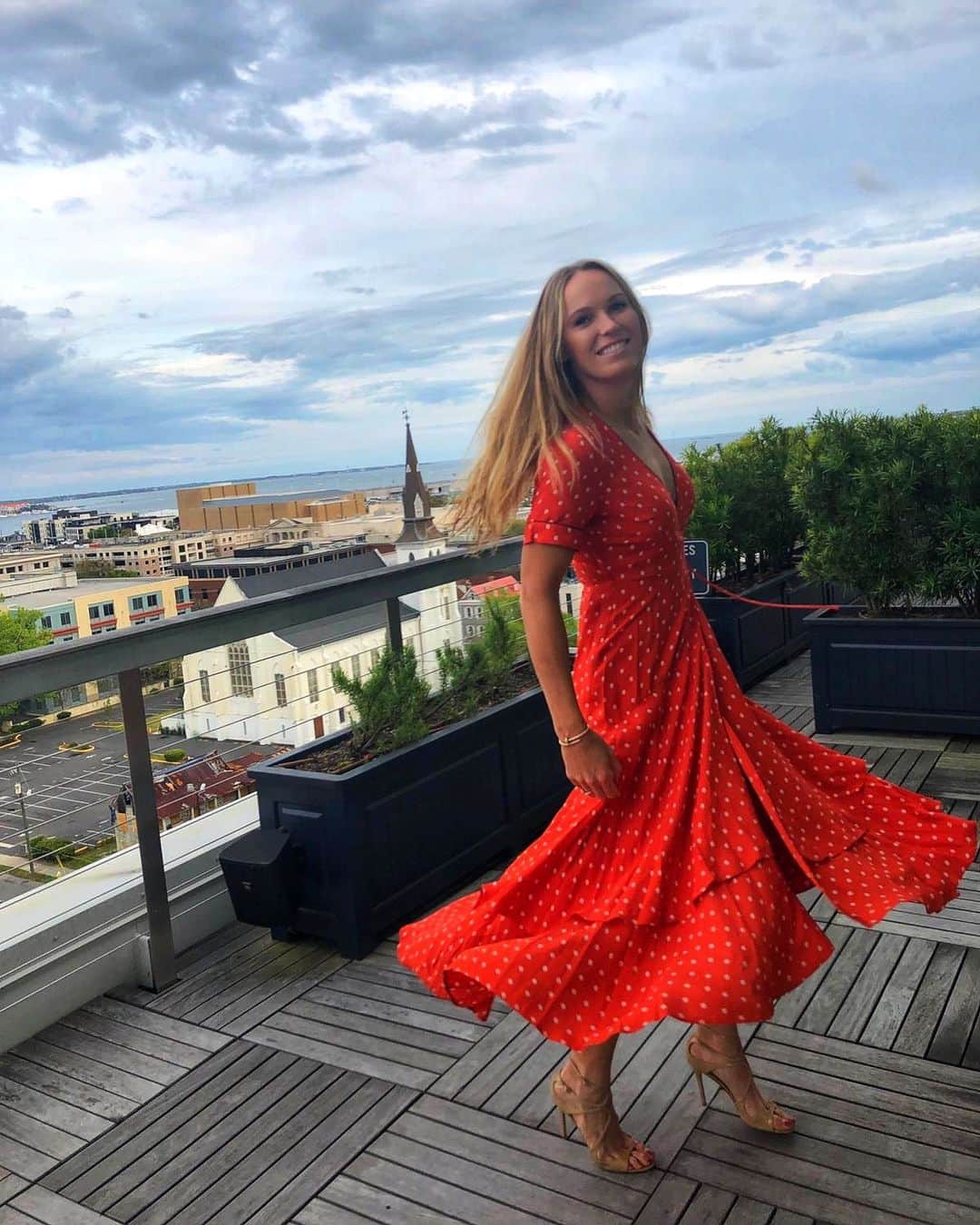 CarolineWozniackiさんのインスタグラム写真 - (CarolineWozniackiInstagram)「Twirling in Charleston 💃🏼💃🏼💃🏼」4月1日 10時38分 - carowozniacki