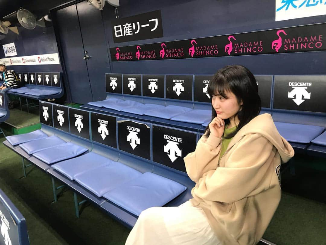 川上千尋さんのインスタグラム写真 - (川上千尋Instagram)「野球選手になりました⚾️ #エイプリルフール  #へんなうそへんなうそ  #京セラドーム」4月1日 10時50分 - this_chihhi