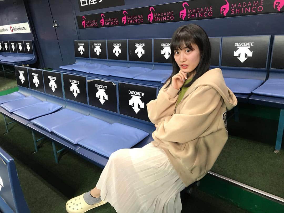 川上千尋さんのインスタグラム写真 - (川上千尋Instagram)「野球選手になりました⚾️ #エイプリルフール  #へんなうそへんなうそ  #京セラドーム」4月1日 10時50分 - this_chihhi