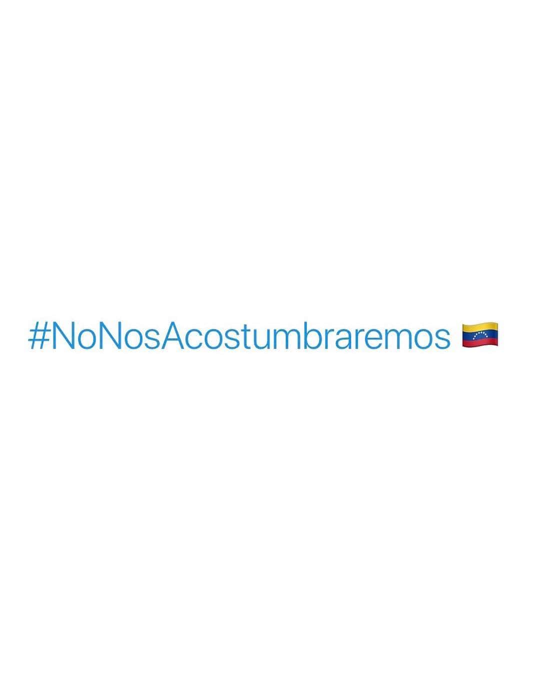 エドガー・ラミレスさんのインスタグラム写真 - (エドガー・ラミレスInstagram)「• We won’t get used to this #nonosacostumbraremos 🇻🇪 #venezuela」4月1日 13時14分 - edgarramirez25