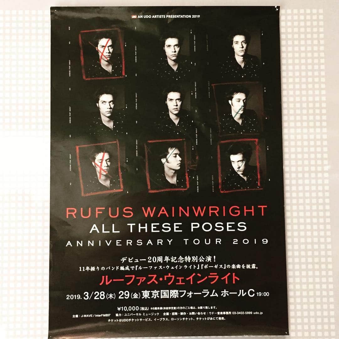 岡村有里子さんのインスタグラム写真 - (岡村有里子Instagram)「先週の…… 至福の時間😌 #ルーファスウェインライト #rufuswainwright」4月1日 13時37分 - yuriko_okamura