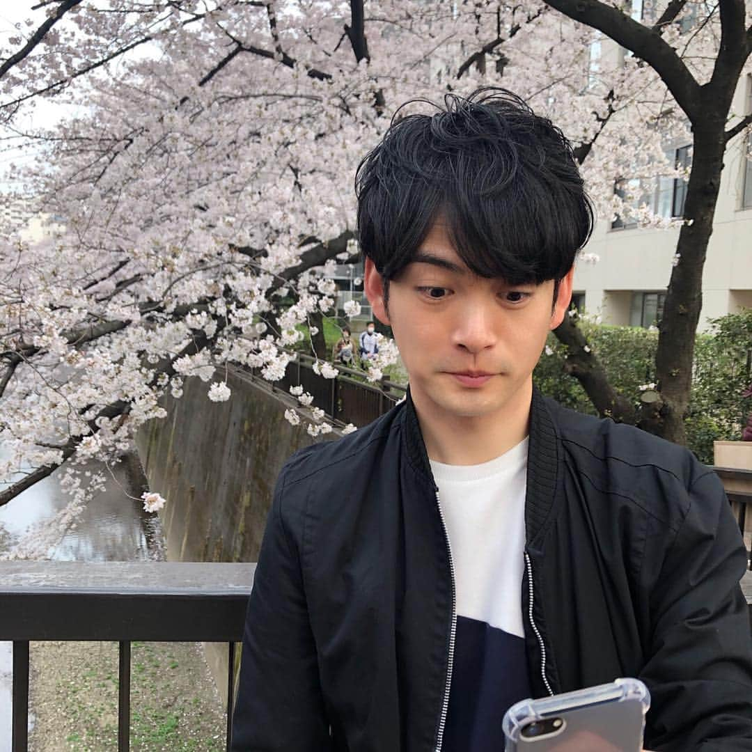 坂口和也さんのインスタグラム写真 - (坂口和也Instagram)「さくらー🌸 #桜 #花見 #通りすがり #俳優 #actor」4月1日 13時49分 - kazunari_sakaguchi