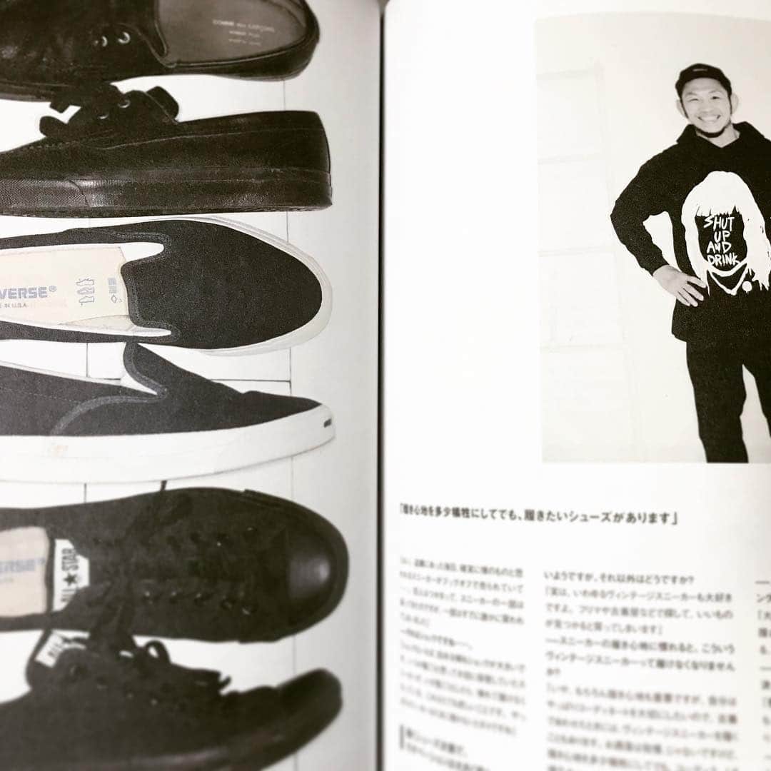 のインスタグラム：「SHOES MASTER 最新号 @shoesmaster_jp  スニーカー語らせていただきました  #shoesmaster  #ただのスニーカー好きです  #だからスニーカーはやめられない #宇野薫のテーマがありすぎコーディネート #宇野薫」