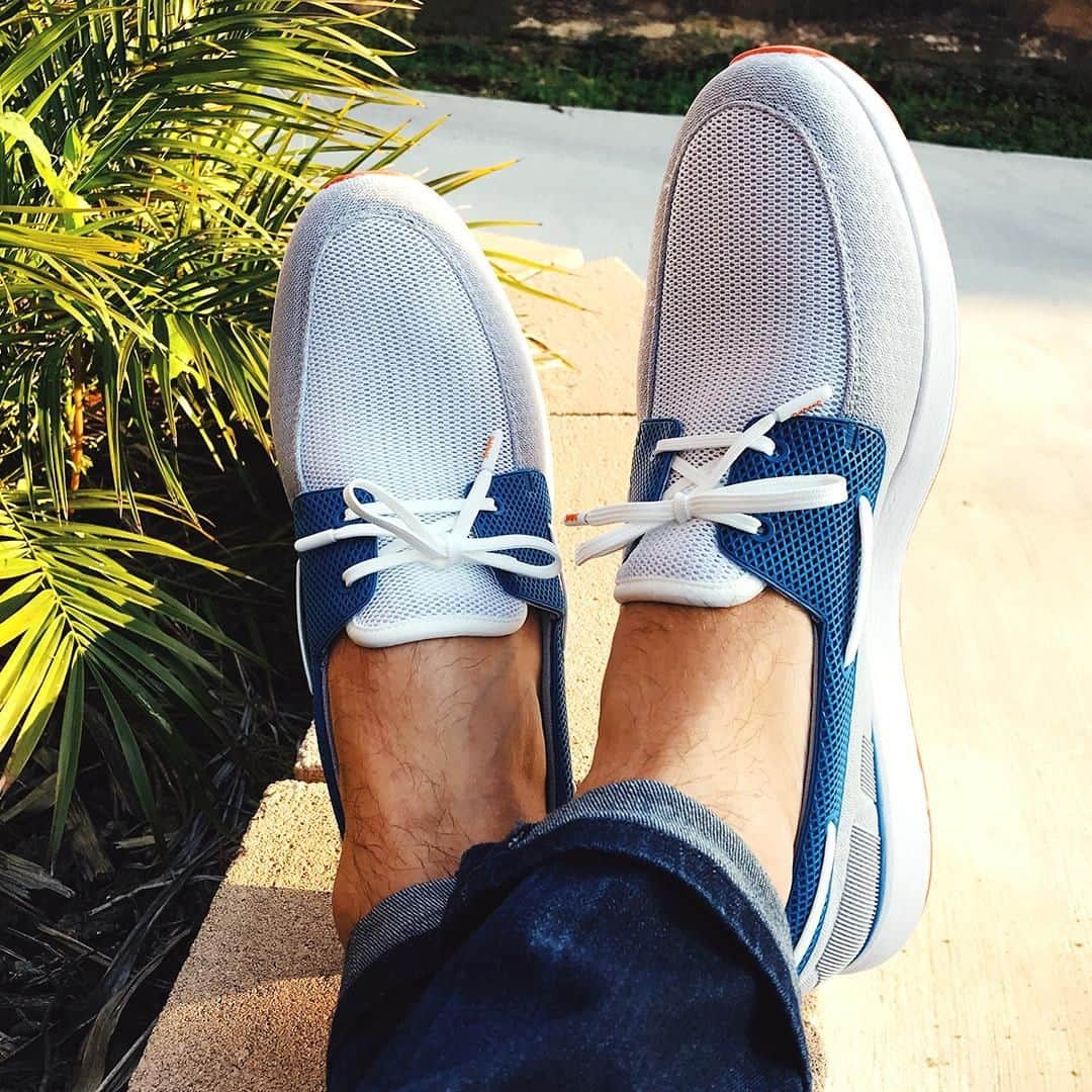 スイムズのインスタグラム：「An updated twist on a classic design. Shop the Breeze Wave Boat Loafer⠀ #SS19 #mensstyle #shoesoftheday #loafers」