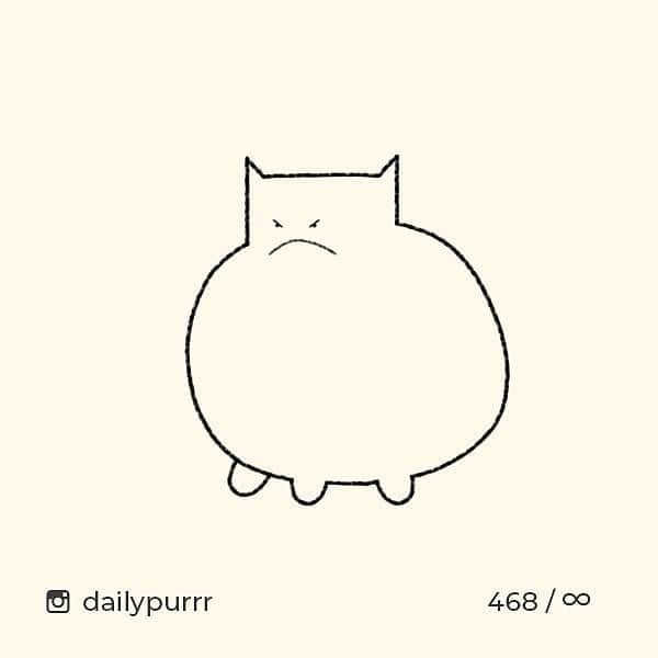 Aww Clubさんのインスタグラム写真 - (Aww ClubInstagram)「These cat drawings will cure your Monday blue ✍🏼@dailypurrr  #meowed #dailypurrr #doodle #9gagmeowdle #masterpiece #accurate」4月1日 16時24分 - meowed