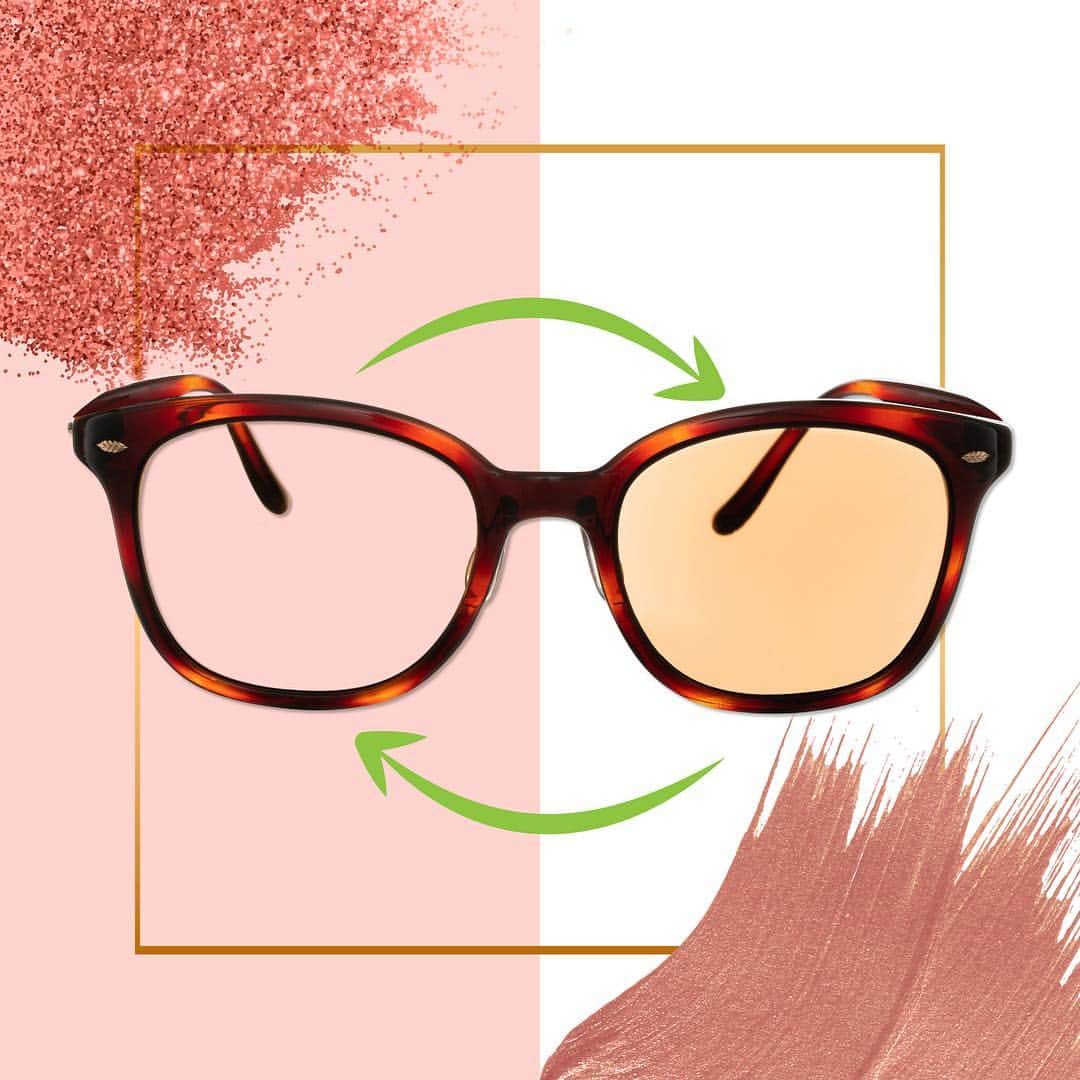 Zoff Officialのインスタグラム：「2way Lens （調光レンズ） / ZN181G13_49E1 紫外線で色が変わる、これからの時期にマストな2wayレンズは紫外線を99%以上カットしてくれる優れもの。＋3,000円（税別）で度付きの対応やお好きなフレームへのレンズ交換も可能なので、普段使いにもぴったり。 #Zoff #FASHION #eyewearstyle #メガネ #ゾフ #Zoffコーデ #サングラス」