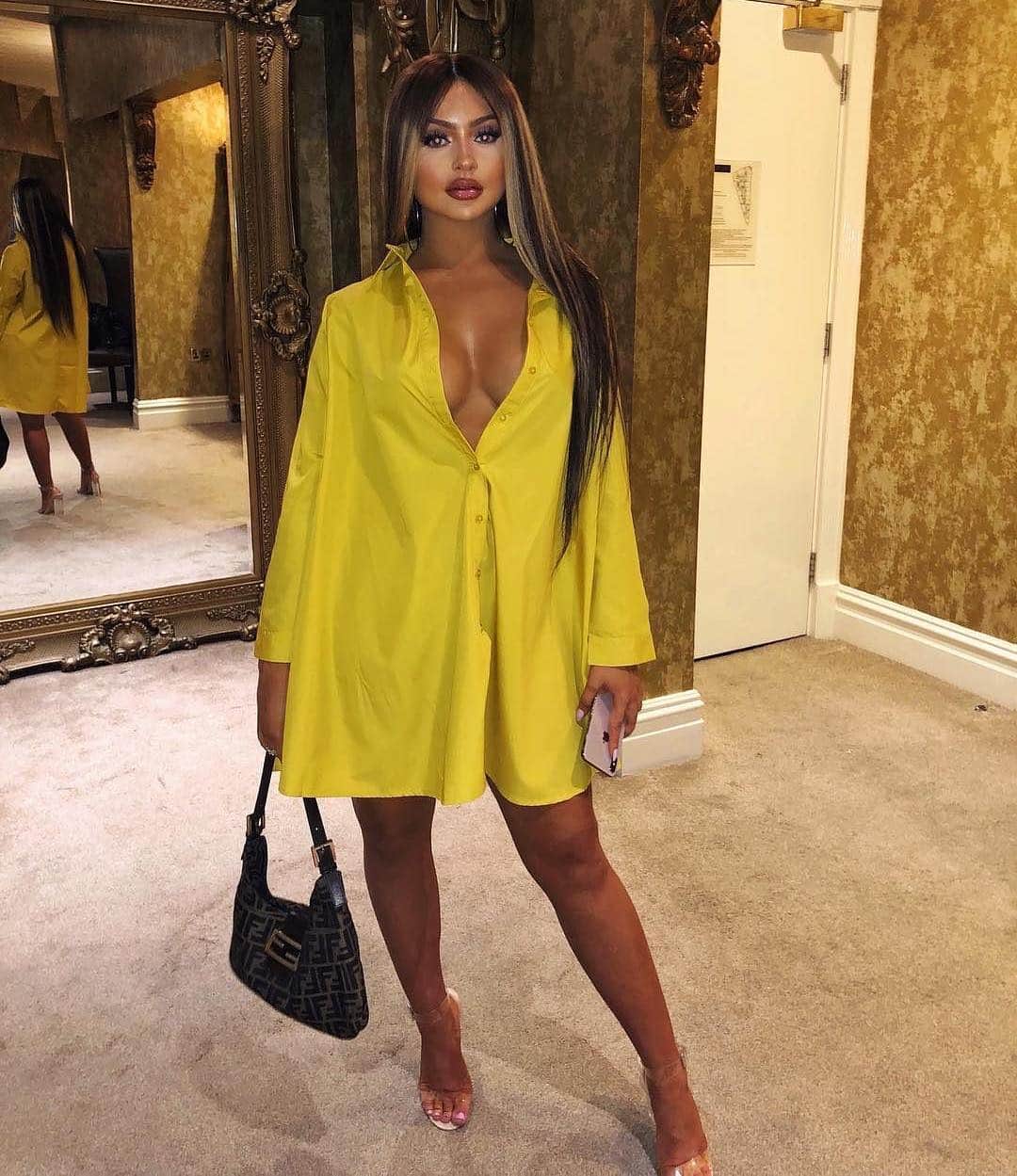 Public Desireさんのインスタグラム写真 - (Public DesireInstagram)「@jessiefrizzell ouchea bringin' strong GODDESS vibes 😍 Shop  ALIA £29.99 + Mustard Ring Back Detail Shirt Dress £29.99 plus last chance to get 30% off clothing using code THIRTY💸 #lookofthebae #pdbae Tap to shop ☝」4月1日 18時31分 - publicdesire