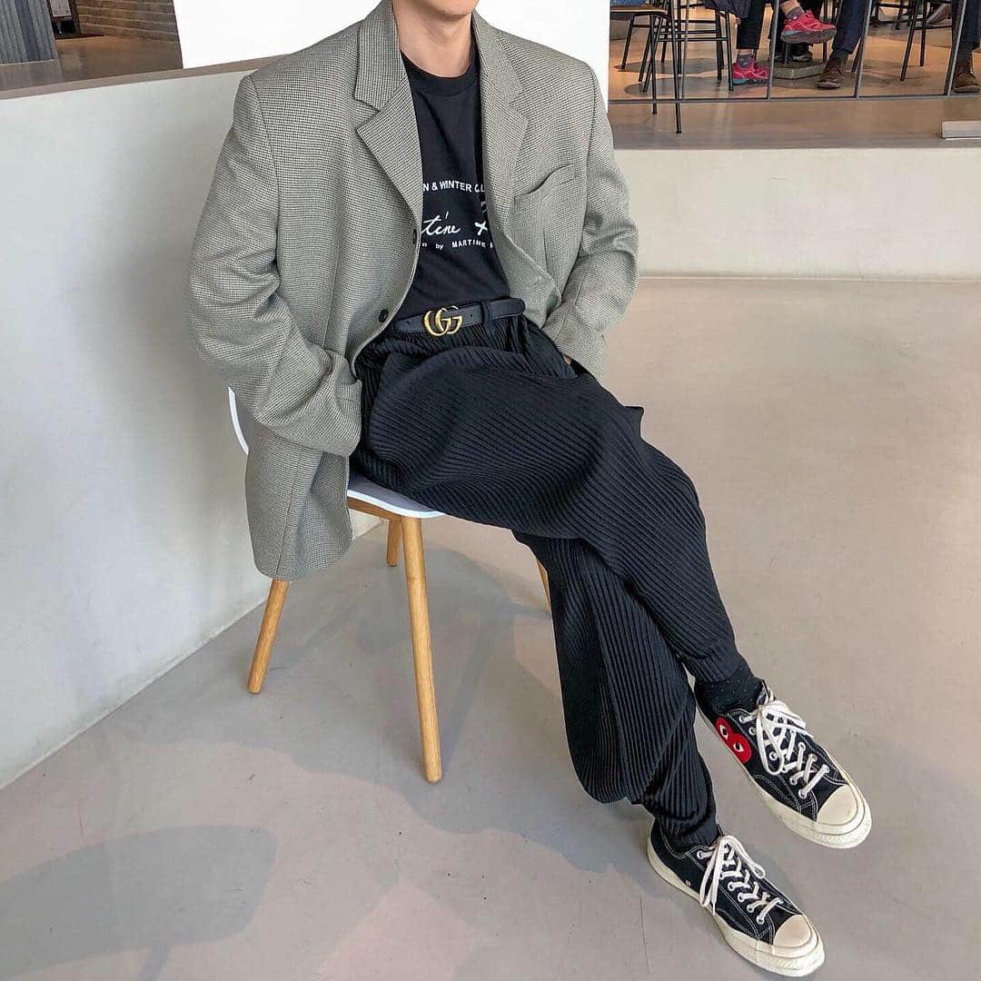 Junyoungさんのインスタグラム写真 - (JunyoungInstagram)「그린체크 💚」4月1日 18時46分 - yanggeng88
