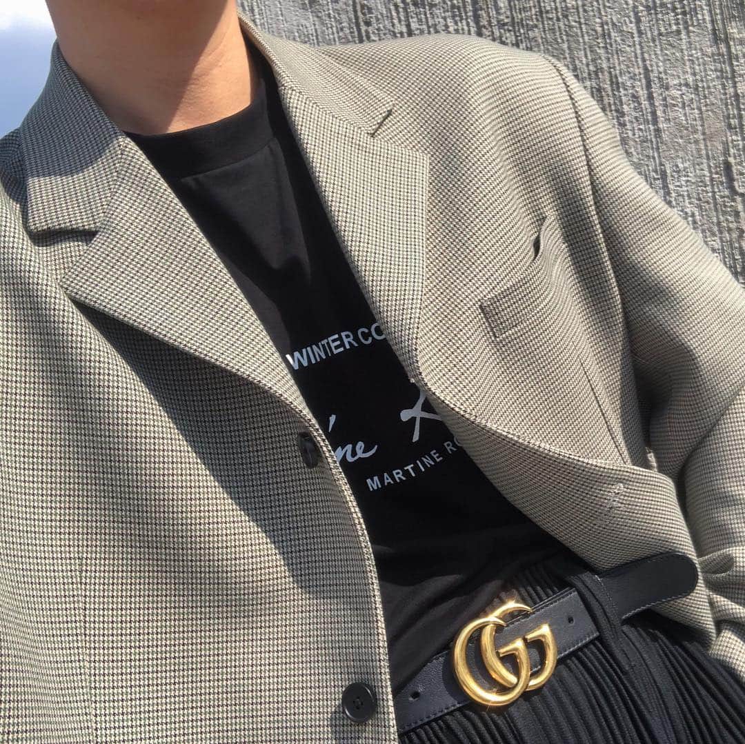 Junyoungさんのインスタグラム写真 - (JunyoungInstagram)「그린체크 💚」4月1日 18時46分 - yanggeng88