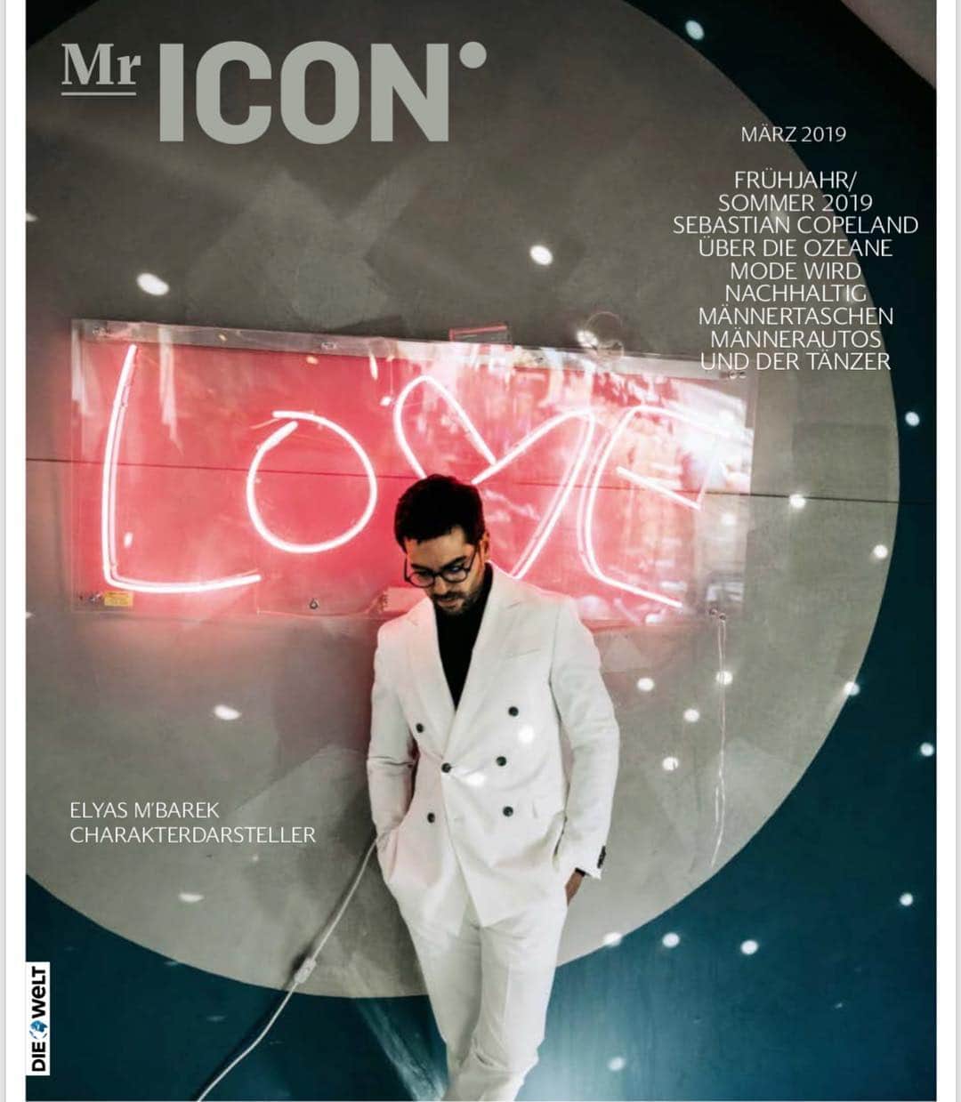 エリヤス・エンバレクのインスタグラム：「Danke für das tolle Shooting und das gute Interview!! #derfallcollini」