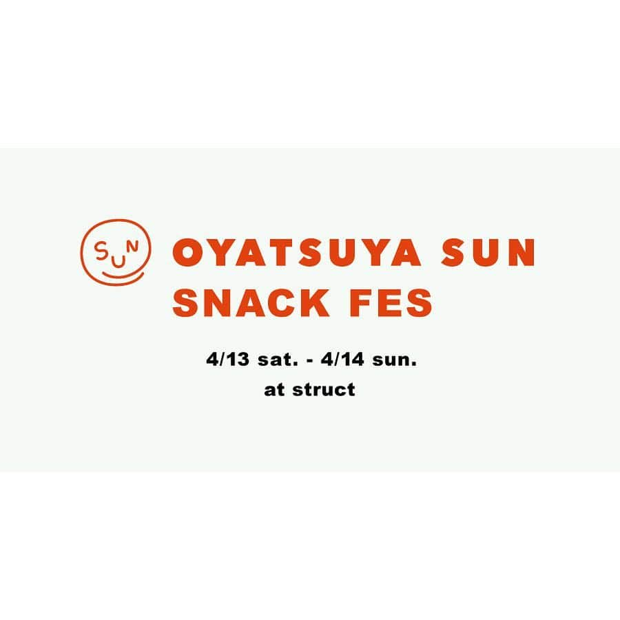 struct by blueover さんのインスタグラム写真 - (struct by blueover Instagram)「[来週末4/13(土)-4/14(日)は大阪structでOYATSUYA SUN SNACK FES！] -- 今日から元号も年度も一新の4月が始まりましたね。 来週末は待ちに待った焼き菓子イベント！ @oyatsuya_sun をお招きして、焼き菓子とコーヒーと、トリプルネームフェスTの販売をいたします。 - OYATSUYA SUNの美味しいお菓子をstructで買えるのはこの2日間だけ。 詳細をNIKKIにアップしました。プロフィールのリンクからご覧ください。 -- 一緒に美味しいお菓子を食べましょう。 -- 「OYATSUYA SUN SNACK FESTIVAL 2019 in struct」supported by 1sin ・日程：4月13日（土）〜4月14日（日） ・時間：13日 12:00〜19:00 14日 12:00〜18:00 ・会場：struct -- struct 〒550-0003 大阪市西区京町堀2-3-4 サンヤマトビル1F 定休日：火水木 営業時間：12:00〜19:00 struct.biz お買い物は @struct_blueover のプロフィール リンクからどうぞ 19SSアイテムのWEBストア入荷情報は"WEB STORE"ハイライトをご覧ください -- #struct #ストラクト #京町堀 #靱公園 #osaka #大阪 #セレクトショップ #焼菓子 #お菓子 #パウンドケーキ #クッキー #コーヒー #oyatsuyasun #oyatsu #bakeshop #bakedcake  #oyatsuyasunsnackfes」4月1日 19時23分 - blueover_struct