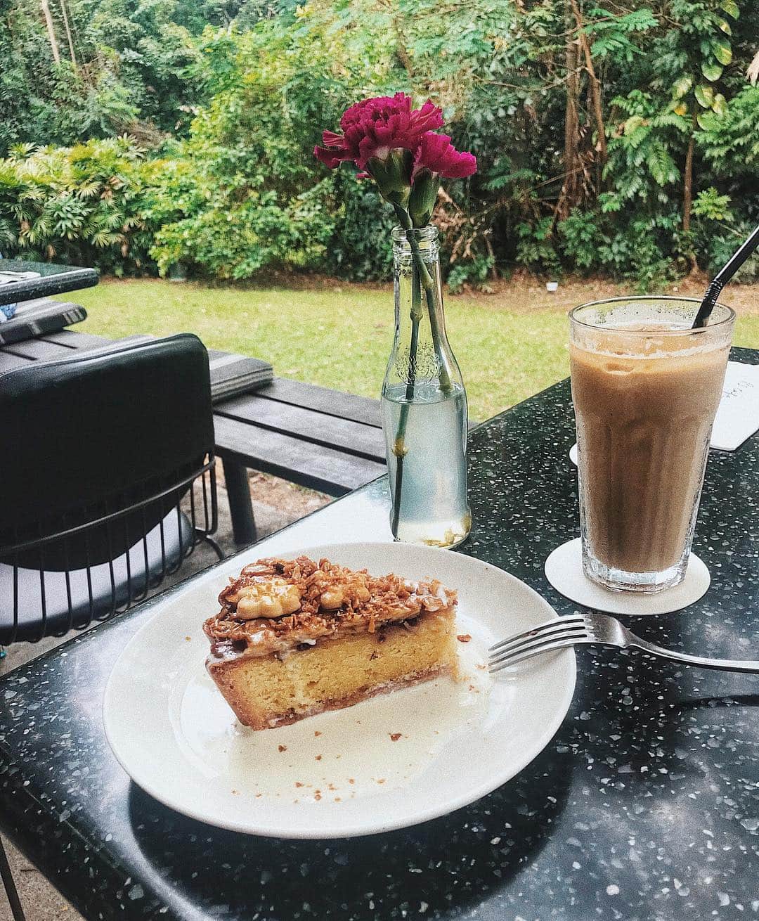 Marumiのインスタグラム：「. ケーキも美味しかった 今度ランチ食べに行こっと🍽 . そして私のnewウォレット🥰🥰 . #pscafe #pscafeharding」