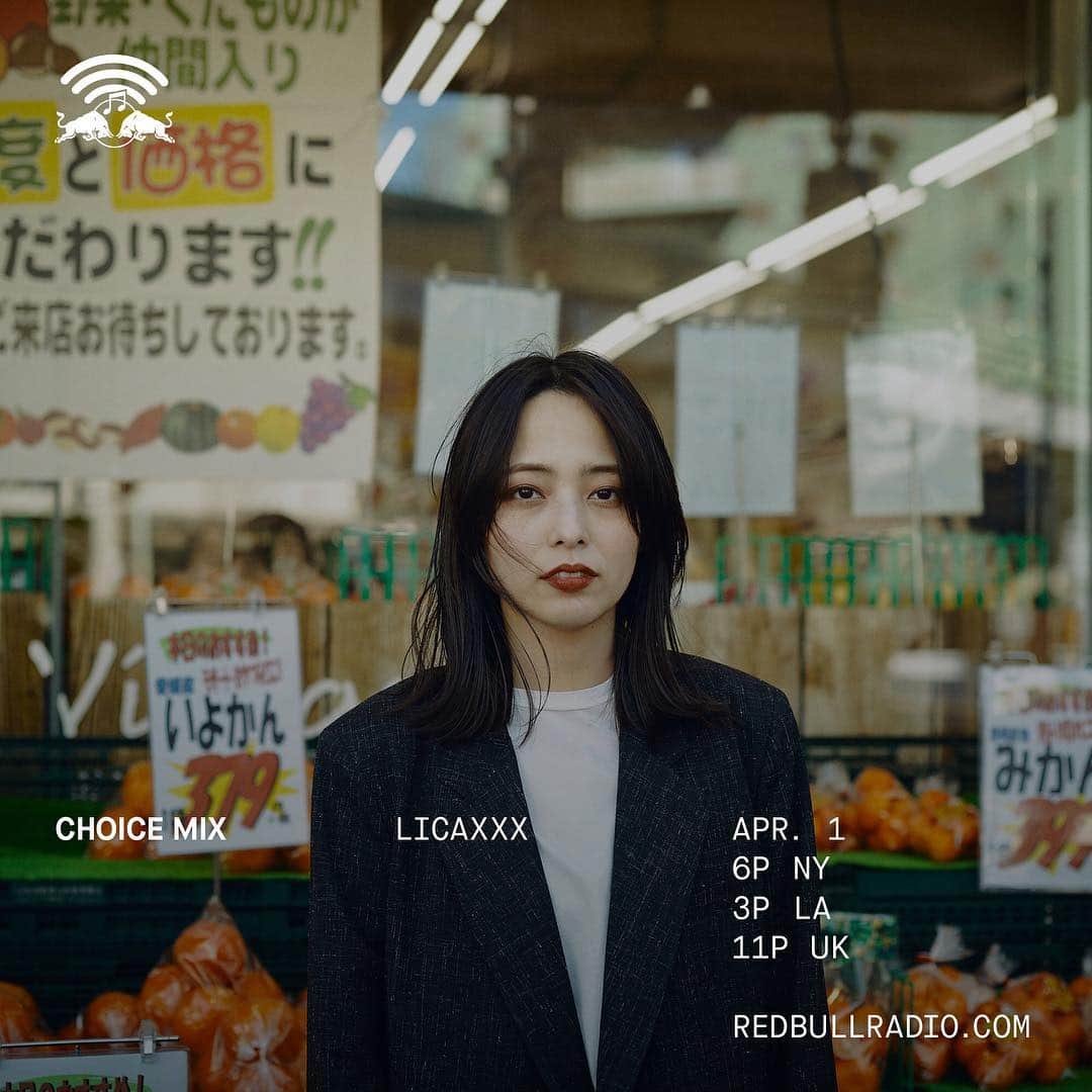 Licaxxxさんのインスタグラム写真 - (LicaxxxInstagram)「My new mix will be released soon on Red Bull Radio @redbullradio . Don’t miss it!! . Choice Mix - Licaxxx April 1st at 6pm EST / 11pm GMT / 7am (April 2nd) Tokyo time  Red Bull RadioのChoice Mixにて私の新しいMIXが日本時間のだと明日の朝から聞けます。1ヶ月限定なので公開された瞬間から是非チェックを。  https://www.redbullradio.com/shows/choice-mix/episodes/licaxxx . 📷 @yokoching」4月1日 19時42分 - licaxxx1