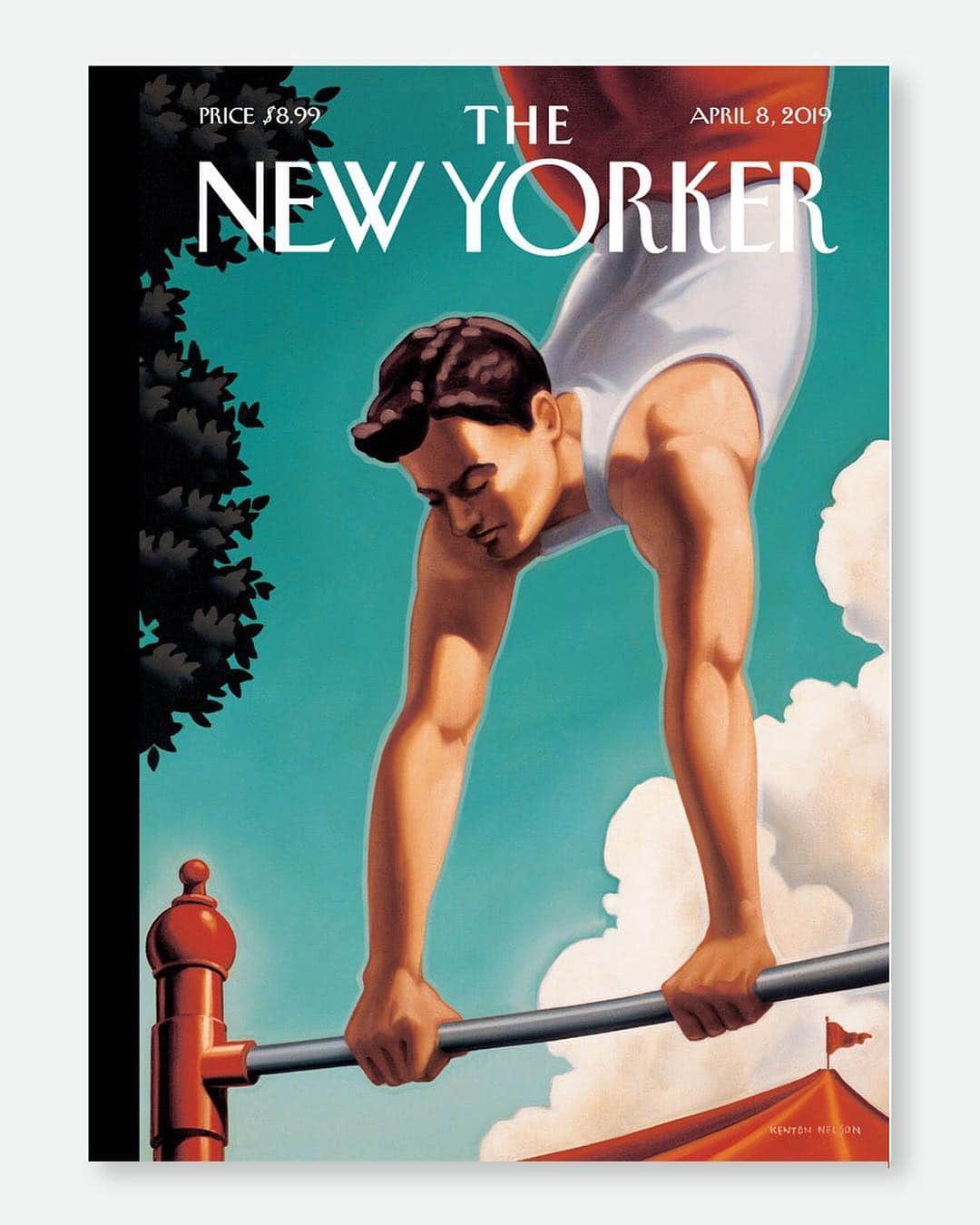 The New Yorkerさんのインスタグラム写真 - (The New YorkerInstagram)「This week’s cover, “The Acrobat,” by Kenton Nelson.」4月1日 20時22分 - newyorkermag