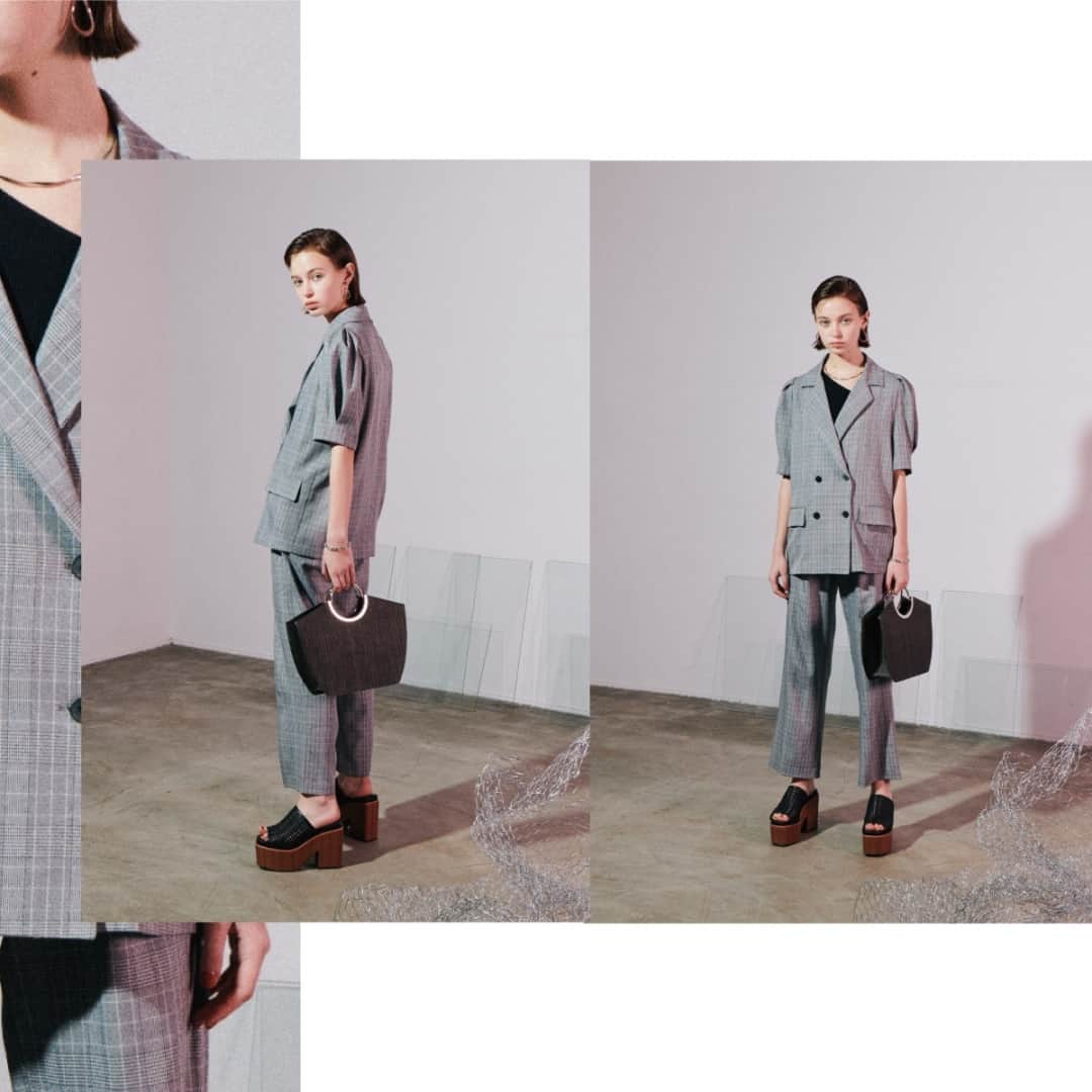 EMODAさんのインスタグラム写真 - (EMODAInstagram)「ㅤㅤㅤ 2019 S/S SEASON CONCEPT -NUDIE- ㅤㅤ ㅤㅤ ・HALF SLEEVES JK ¥8,980+tax ・ASYMMETRY RIB T/T ¥2,980+tax ・STRING BELT PT ¥6,980+taxㅤㅤㅤㅤㅤㅤ ・METAL HAND BASKET BAG ¥7,980+tax ・HIGH STEP SANDALS ¥12,800+tax  ㅤㅤㅤ ㅤㅤㅤ ㅤㅤㅤ ウェブではLOOKBOOKも公開中‼️ プロフィールのURLからチェック✔️ ㅤㅤㅤ ㅤㅤㅤ #EMODA #RUNWAYchannel #2019SS @emoda_snap」4月1日 20時30分 - emoda_official