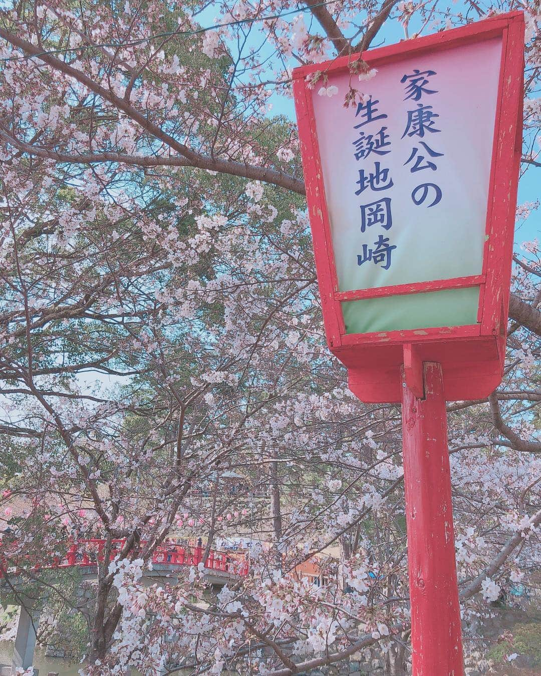 山村ゆりかさんのインスタグラム写真 - (山村ゆりかInstagram)「今日は家族と岡崎公園でお花見してきたよ🌸 岡崎公園ってさくら名所100選の地なんだって〜😳 髪ボサボサ🤣  #岡崎公園 #岡崎公園桜祭り #岡崎城 #徳川家康 #岡崎 #愛知県 #桜 #お花見 #japan #aichi #okazaki #okazakicastle #cherryblossom #festival #japanesegirl #idol #アイドル #レッセパッセ #laissepasse」4月1日 21時17分 - rika_m_1221