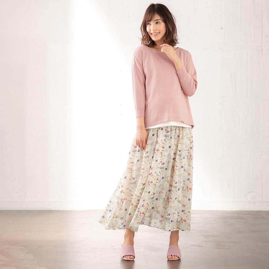 エンジェリーベさんのインスタグラム写真 - (エンジェリーベInstagram)「. . 【授乳しやすい】スリット入りボートネックニット no.29255 . 着回し力抜群のシンプルニット♡  ボートネックやふんわりスリーブなど、細部のディテールがこだわりのポイントです！ . 優しい印象のペールカラーで春のカラースタイルが楽しめます🌸 . . . ▽画像をタップすると商品ページより詳細をご確認いただけます。」4月1日 21時10分 - angeliebe_official