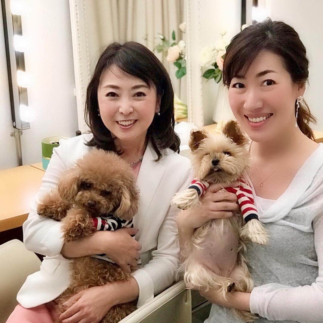牛窪万里子さんのインスタグラム写真 - (牛窪万里子Instagram)「今日は久しぶりにプロフィール写真撮影に。  2枚目フォトグラファーの深谷義宣さんのスタジオ アウラワイツーにて。  3枚目奥様で声楽家の深谷陽子さんとのご縁から。  お二人の愛犬ローザちゃん、コッコちゃんに見守られながらの撮影でした♡  余りの可愛らしさに癒されて、ずっとスタジオに居たかった程🎵  新しい自分発見にもなり、仕上がりがとても楽しみです！！ #写真撮影 #写真スタジオ #プロフィール撮影  #アナウンサー  @auray2photo  @fukaya_yoshinobu  @yokofukaya4」4月1日 21時21分 - mariko_ushikubo
