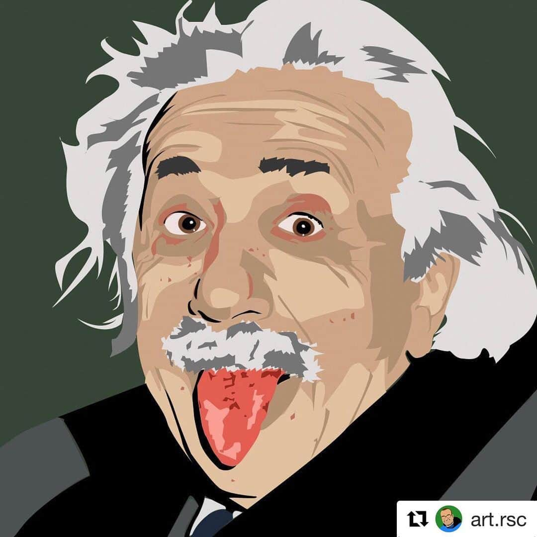 アルベルト・アインシュタインさんのインスタグラム写真 - (アルベルト・アインシュタインInstagram)「#Repost @art.rsc」4月1日 22時06分 - alberteinstein