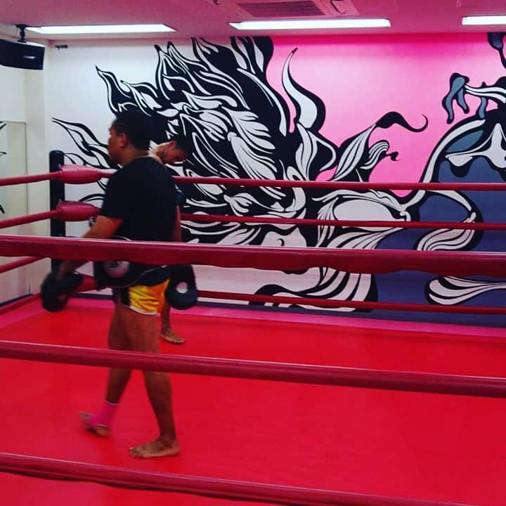 梅野源治のインスタグラム：「今日のトレーニング終了👊👊👊 ５月１９日のRISE大会に向けて全力で頑張るぞ！！ #RISE」