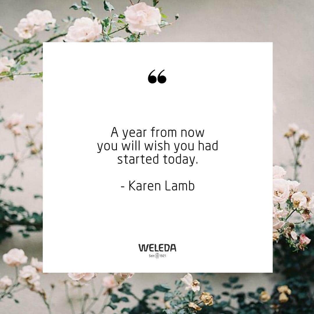 Weledaのインスタグラム：「Don’t wait, get started on your daydreams! 🌸 #quoteoftheday」