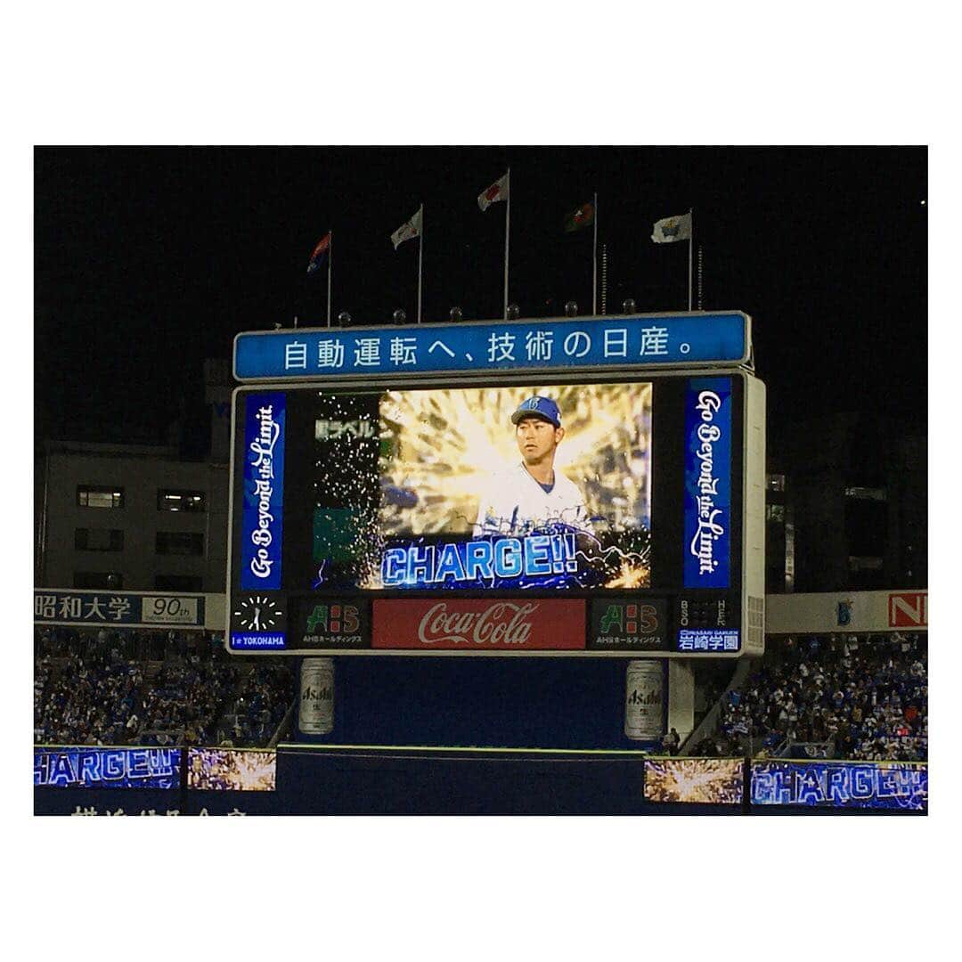 杜野まこさんのインスタグラム写真 - (杜野まこInstagram)「#プロ野球開幕 #baystars #横浜denaベイスターズ #開幕勝ち越し #2019シーズン #横浜優勝 #ハマスタ #ベイファン  #ダーリンハニー吉川 さん #渡辺慎一郎 さん #三谷翔子 さん 楽しかった〜‼️😆🙌✨」4月1日 23時06分 - makomorino