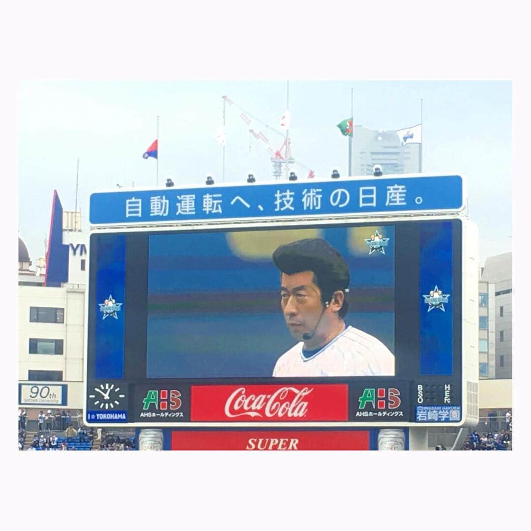 杜野まこさんのインスタグラム写真 - (杜野まこInstagram)「#プロ野球開幕 #baystars #横浜denaベイスターズ #開幕勝ち越し #2019シーズン #横浜優勝 #ハマスタ #ベイファン  #ダーリンハニー吉川 さん #渡辺慎一郎 さん #三谷翔子 さん 楽しかった〜‼️😆🙌✨」4月1日 23時06分 - makomorino