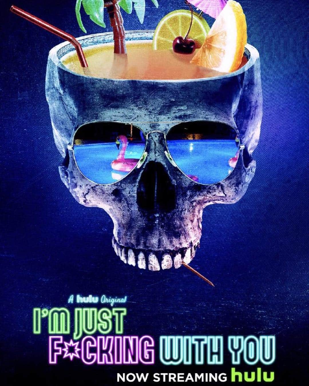 ロックモンド・ダンバーのインスタグラム：「I'm Just F*cking With You dropping today on @hulu, what's the best/worst #AprilFoolsDay prank you've ever pulled off, witnessed, or fallen victim to?」
