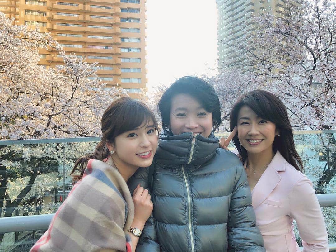 角谷暁子さんのインスタグラム写真 - (角谷暁子Instagram)「きょうも #モーサテ ご覧いただきありがとうございました！ ゲストの #ソニーフィナンシャルホールディングス #尾河眞樹 さんと🌸 いつも優しくしてくださるお姉さまです💓 あっこさんの衣装が桜色だったので記念にパシャりとしました😊 撮影は #大浜平太郎 キャスターです♪  #モーサテ では、 4月から、 るりさま卒業に伴って お天気も担当しています！☀️ #今日のお天気 は... 太平洋側を中心に晴れるところも多いですが、平年より寒さが厳しくなるようです💦  急な雨もあるようなので、雨具お忘れなく！🌂 #今日の株式 は、 ダウ3日続伸、 日本株も上昇していますが ヨーロッパ経済の先行き不透明感を受けて、後場には下落しそうと専門家は予想していました。 動きに注目しましょう👀  きょうも一日頑張りましょう🌸🌸 #佐々木明子 アナウンサー #角谷暁子」4月2日 9時14分 - kadoya_akiko