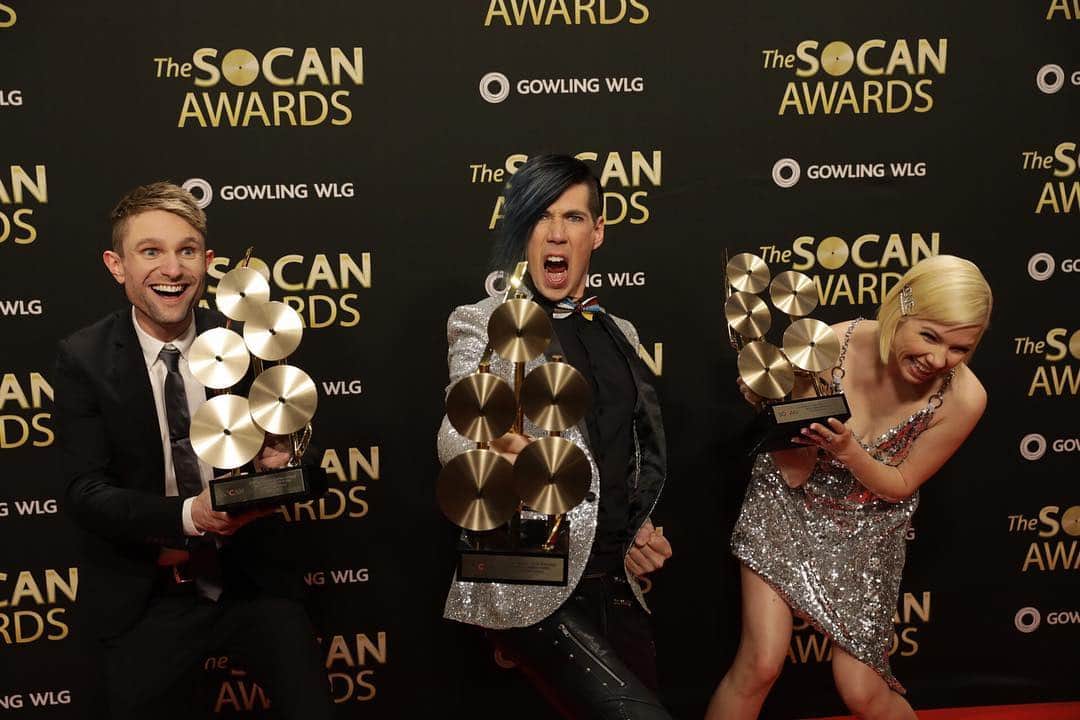 SOCANさんのインスタグラム写真 - (SOCANInstagram)「Congrats to @carlyraejepsen @joshramsayofficial @tavishcrowe for winning the Most Performed Song in 30 Years for “Call Me Maybe” #socanawards」4月2日 9時19分 - socanmusic