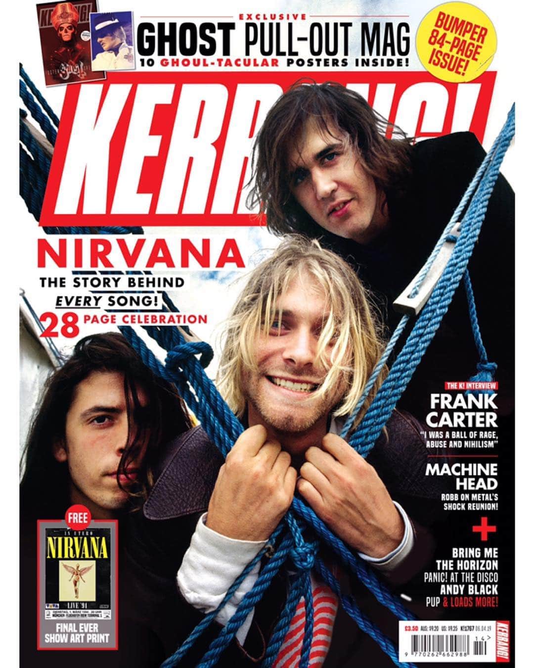 Kerrang!さんのインスタグラム写真 - (Kerrang!Instagram)「In this week’s issue of Kerrang! – out Wednesday – we take an exhaustive deep dive into Kurt Cobain’s lifetime’s work with Nirvana, 25 years on from his passing… Kerrang.newsstand.co.uk」4月2日 1時23分 - kerrangmagazine_