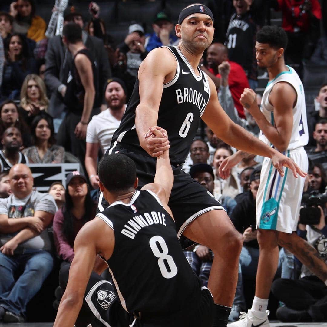 Brooklyn Netsさんのインスタグラム写真 - (Brooklyn NetsInstagram)「Congrats to Jared Dudley for being one of 12 finalists for the @nba’s Twyman-Stokes Teammate of the Year Award, which recognizes the player deemed the best teammate based on selfless play, on- and off-court leadership as a mentor and role model to other NBA players, and commitment and dedication to team.  Double tap to congratulate our guy JD! ❤️」4月2日 2時07分 - brooklynnets