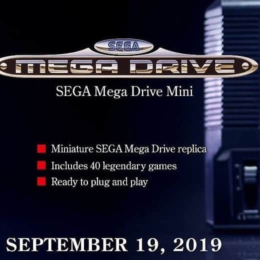 SEGAさんのインスタグラム写真 - (SEGAInstagram)「The original 16-bit powerhouse returns with the SEGA Mega Drive/Genesis Mini, arriving on 19th September for £69.99/€79.99/$79.99!  Experience 40 of the console’s most iconic games, such as Castlevania, Ecco the Dolphin and many more to be revealed. Pre-order NOW - link in our bio!」4月2日 2時44分 - sega