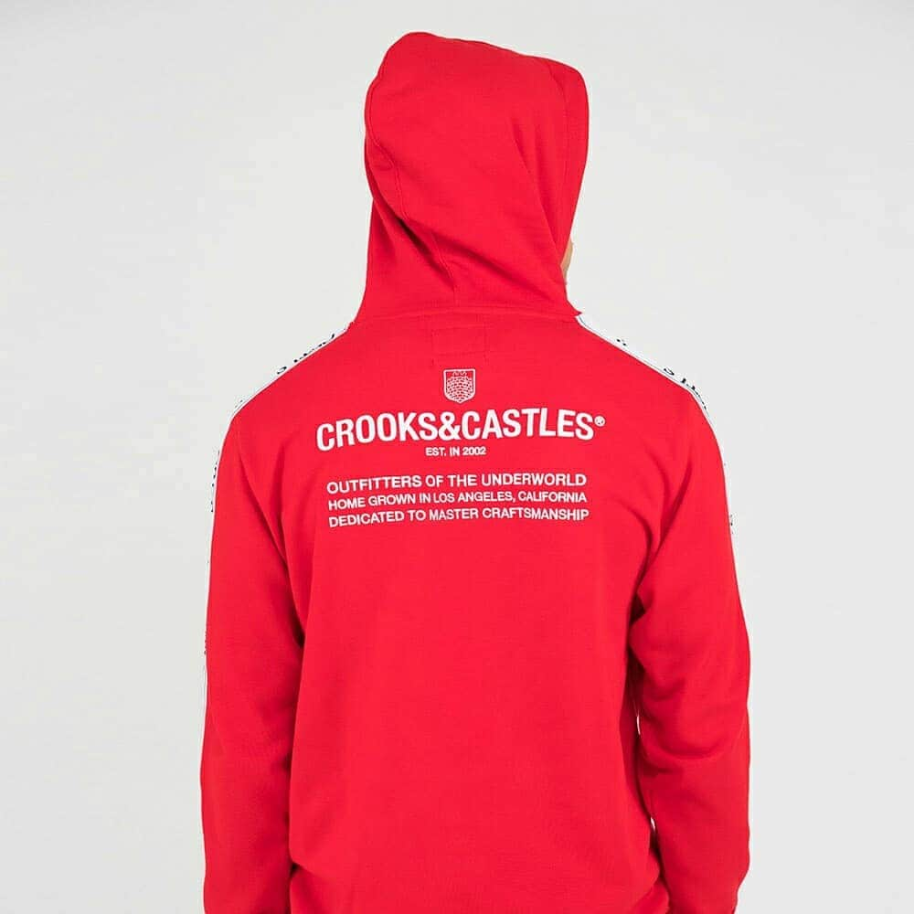 Crooks & Castlesさんのインスタグラム写真 - (Crooks & CastlesInstagram)「Mens Crks Taped Hoodie (Red) // #CROOKS #CASTLES #CROOKSNCASTLES #CROOKSANDCASTLES #CSTC」4月2日 4時53分 - crooksncastles