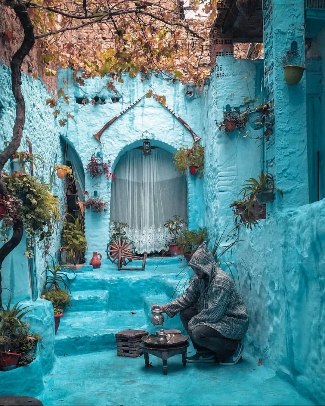 Wonderful Placesさんのインスタグラム写真 - (Wonderful PlacesInstagram)「Chefchaouen The Blue Pearl - Morocco ✨💙💙💙✨ . Picture by ✨✨@oussama.hassouni✨✨ #wonderful_places for a feature 💙」4月2日 5時04分 - wonderful_places