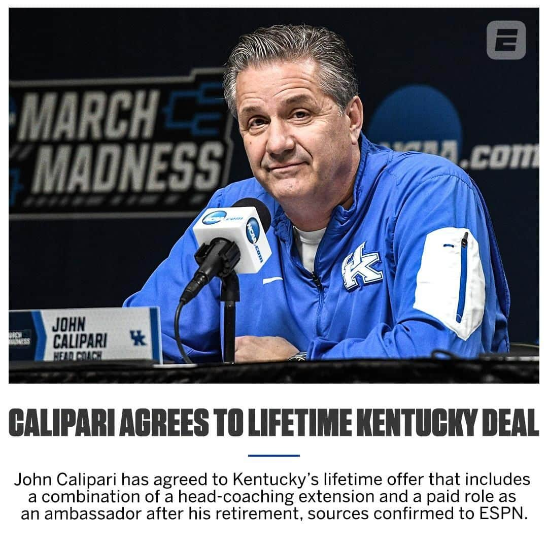 スポーツセンターさんのインスタグラム写真 - (スポーツセンターInstagram)「Coach Cal is off the market ... for life 😎」4月2日 7時25分 - sportscenter